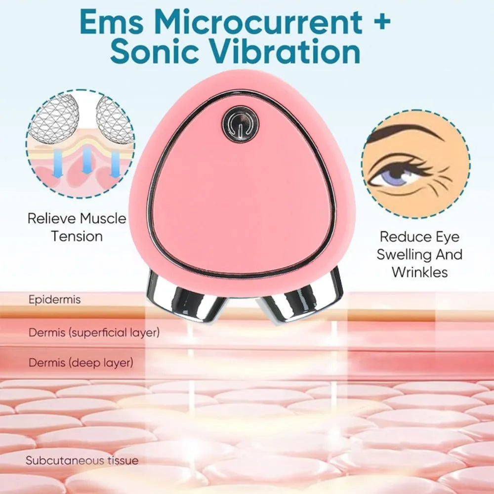 EMS Face Lifting Device Facial Microcurrent Roller Massage