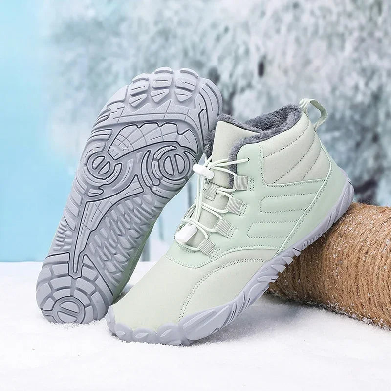 Men Plush Winter Boots Shoes Women Waterproof Snow Cotton Boots