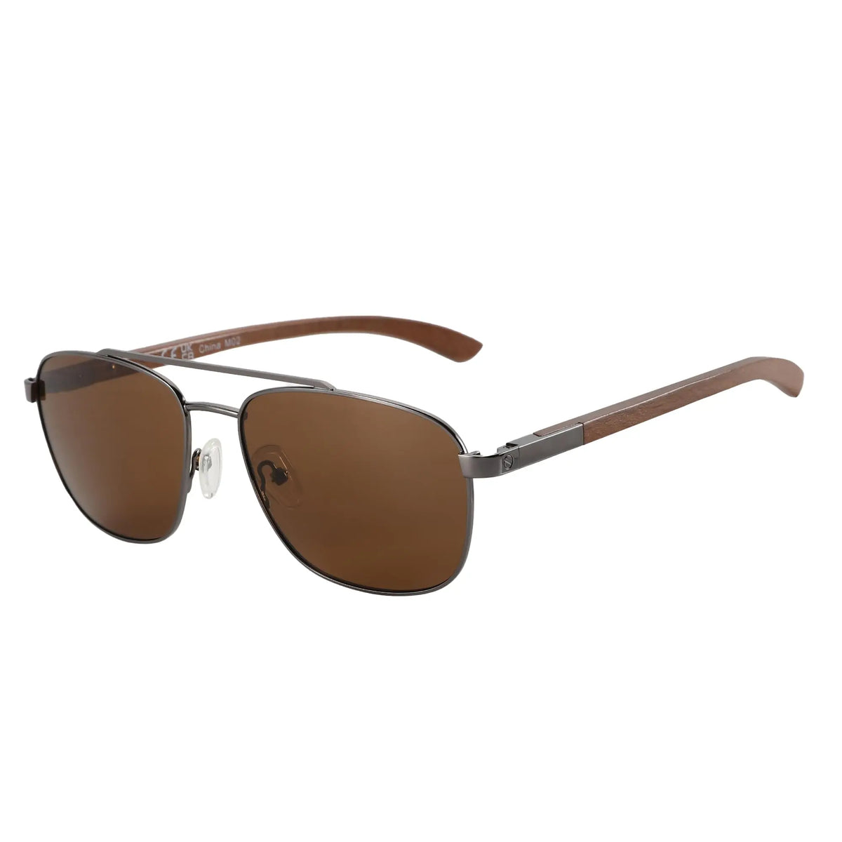 ZENOTTIC Trend Wood Polarized Sunglasses for Men