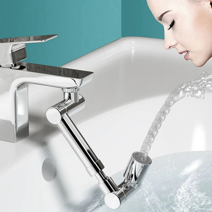 1440° Rotatable Scalable Metal Faucet Bathroom Tap
