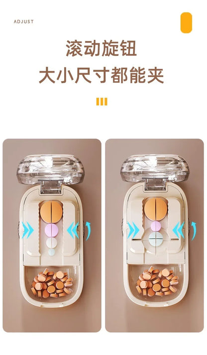 New Quartering Pill Cutter Storage Box Medicine