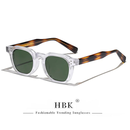 HBK New Square Retro Sunglasses Men Fashion
