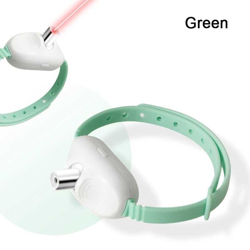 Laser Cat Collar Teasing Cat Electric USB Charging Kitten
