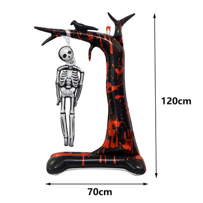 Halloween Inflatable Ghost Tree Balloons Pumpkins Mummy Miko