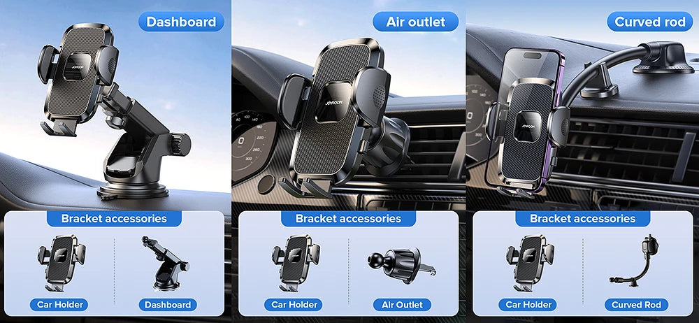 Joyroom Car Phone Holder Mount 360° Widest View Universal