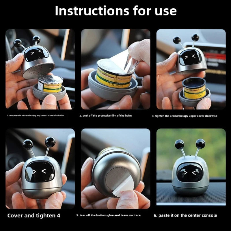 Car Interior Supplies Ornaments - Big Robot Car Perfume