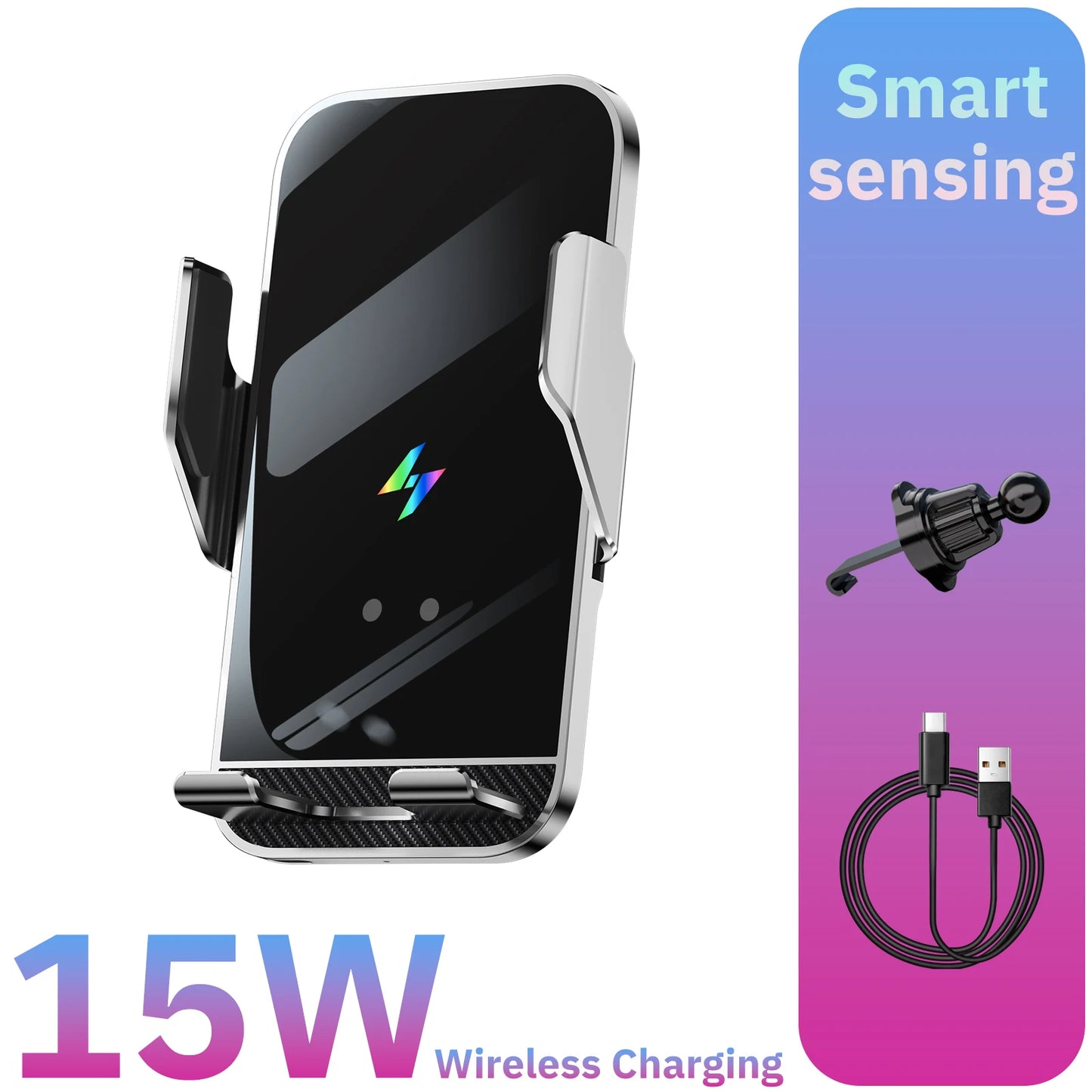 Phone Holder Car Magnetic Phone Mount Smart Sensing