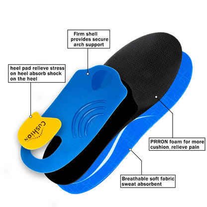 IFITNA Flat Feet Orthopedic Insoles Arch Support
