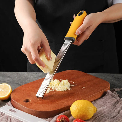 Stainless Steel Cheese Grater & Lemon Zester with Protect Cover