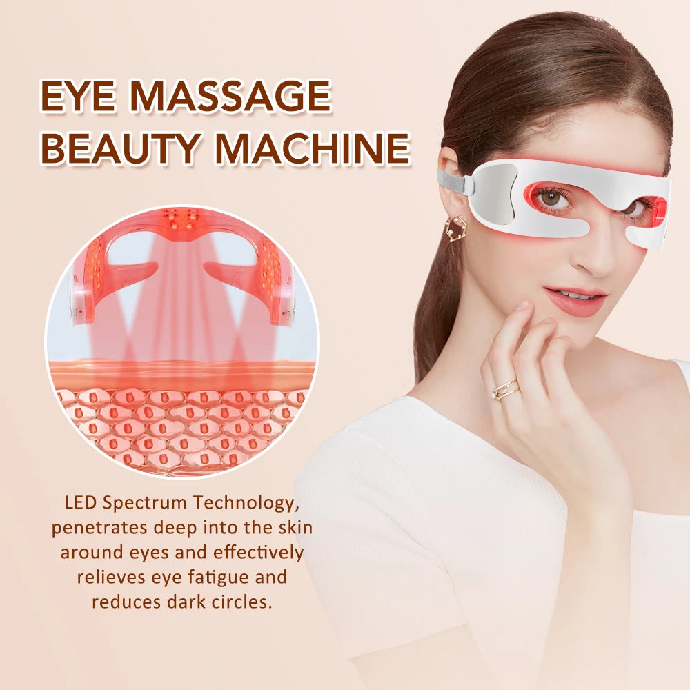 EMS Red Light Eye Massager Eyes Fatigue Relief Relaxation