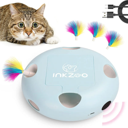 INKZOO Cat Toys, Interactive Cat Toys for Indoor Cats,