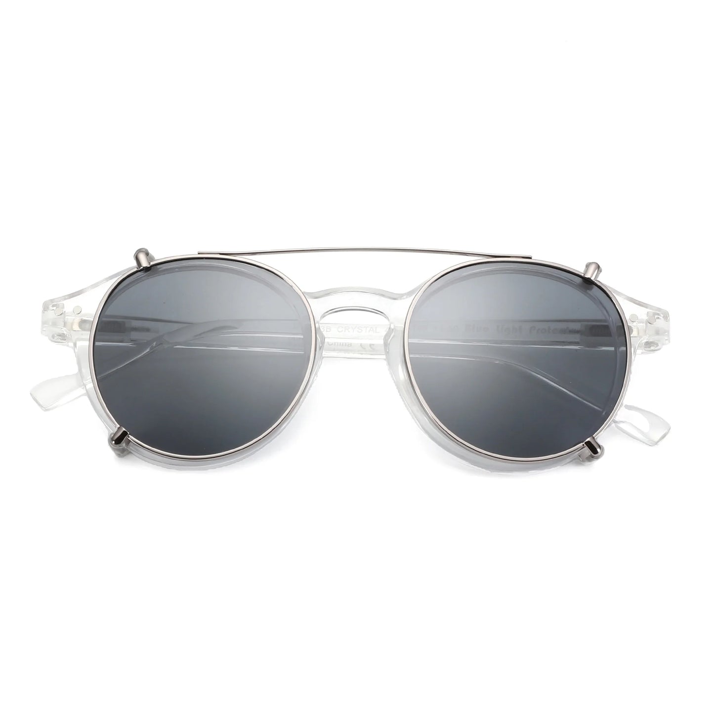 Steampunk Style Clip On Sunglasses for Men Women