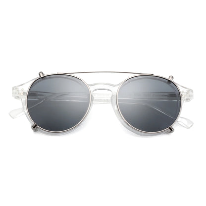 Steampunk Style Clip On Sunglasses for Men Women