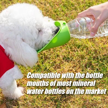 Leakproof Dog Travel Water Bottle Silicone Portable Pet Feeder