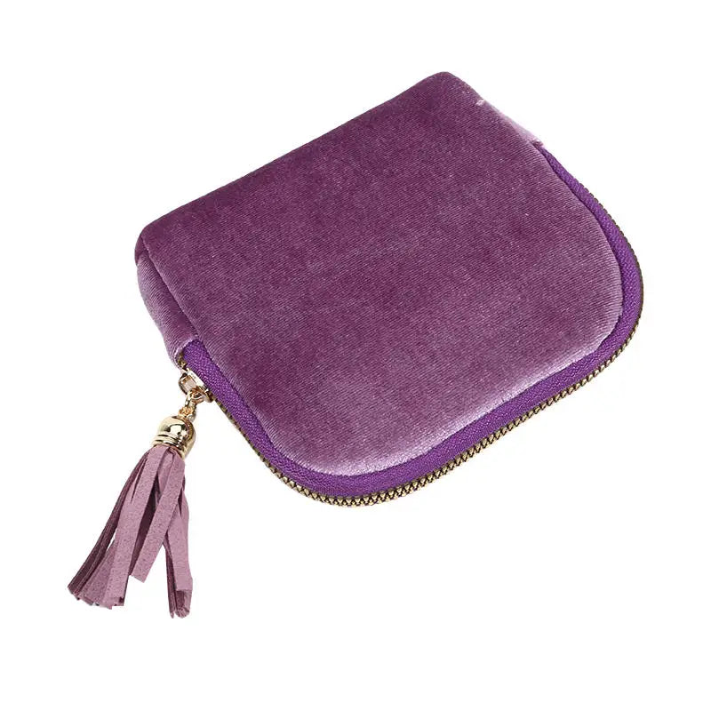 Exquisite Jewelry Storage Bag With Tassel Pendant