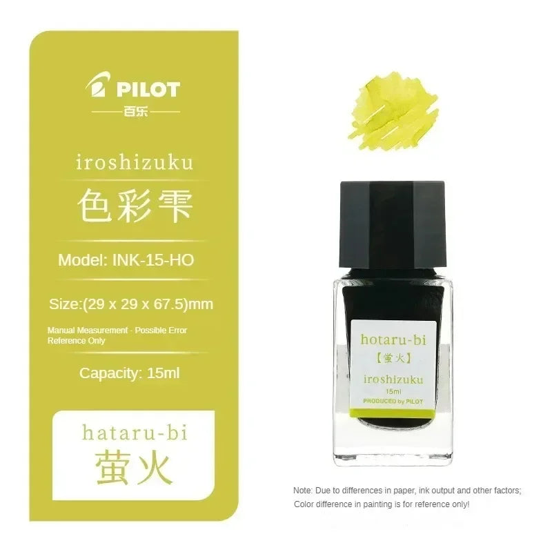 Pilot 25 Colors 15/50ml Colorful Fountain Pens Ink Various Colors