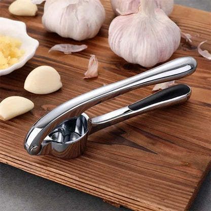 Stainless Steel Garlic Crusher Garlic Press