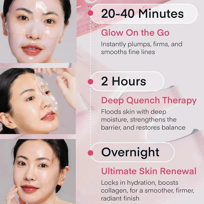 Overnight Collagen Mask Salmon DNA PDRN Face Mask For Glass Glow Skin