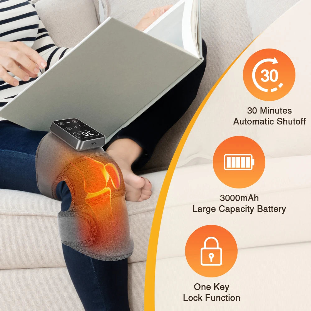 3 in 1 Cordless Thermal Knee Pad Knee Shoulder Massager