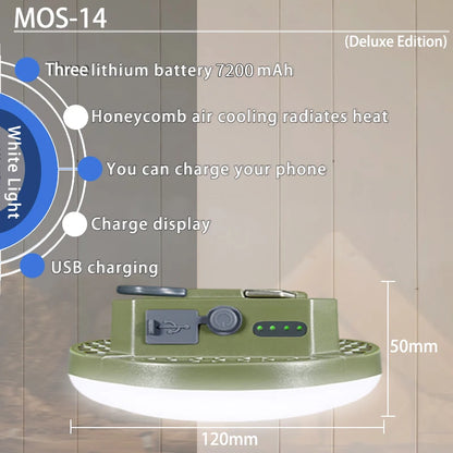 Tent Light Rechargeable Lantern Portable Emergency Night