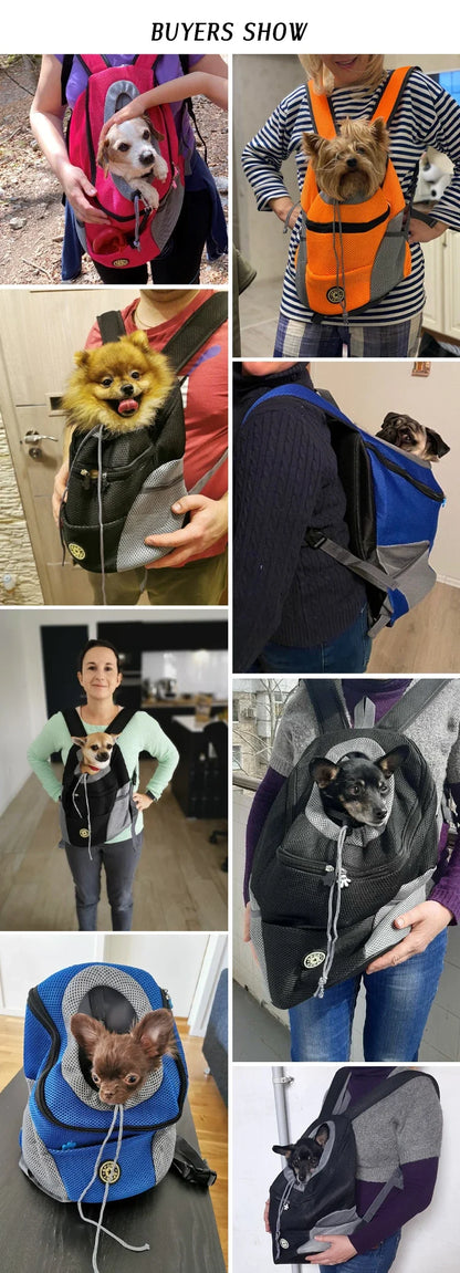 New Double Shoulder Portable Travel Backpack Pet Carrier