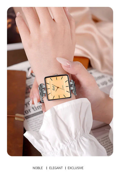 Men Watch Business Simple Square Couple Watches Waterproof