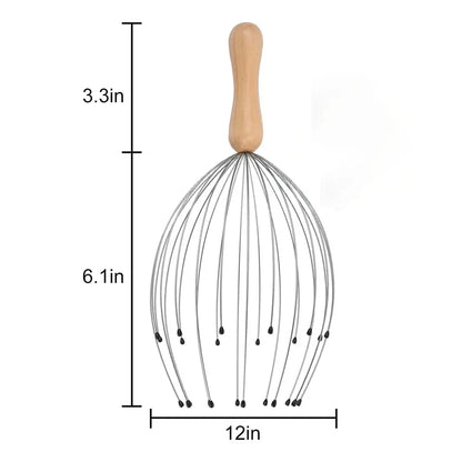 Head Massager Head Scratching Octopus Scalp Massage