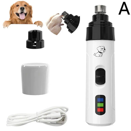 Electric Pet Nail Clippers USB Rechargeable Nail Grinder