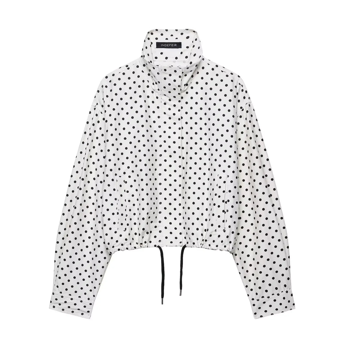 HH Fashion Women's Polka Dot Print Short Coats