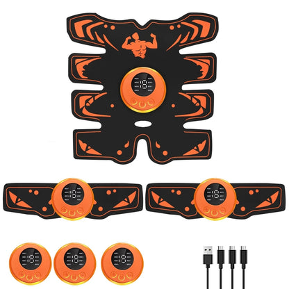 Wireless EMS Ab Trainer - Smart Muscle Stimulator for Home Fitness