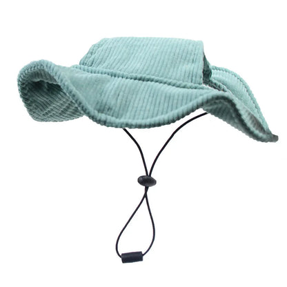 Fashion Big Dog Baseball Cap Durable Corduroy Sun Hat
