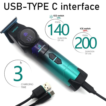 VGR V-946 Professional Ice Tech Hair Trimmer DLC Blade