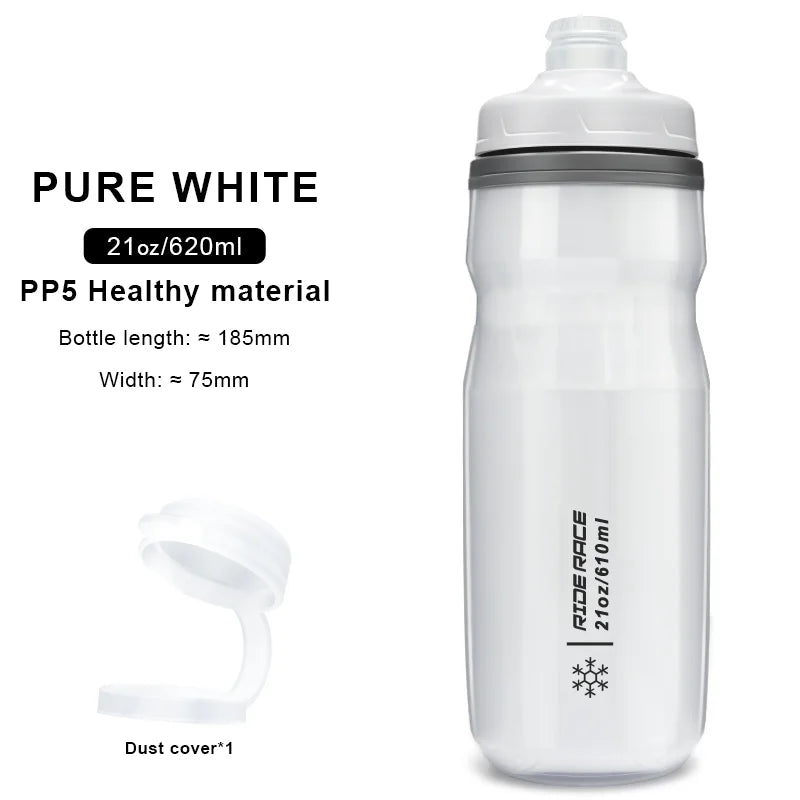 Bicycle Water Bottle Insulated Thermal 610ml Outdoor