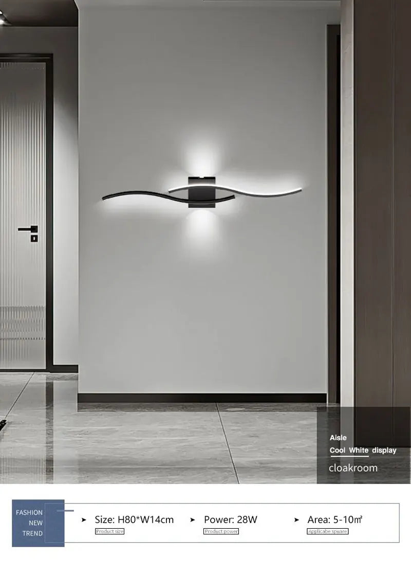 Indoor LED Wall Lights for Bedroom Bedside LED Wall Lamps