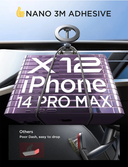 1080 Magsafe Car Phone Holder For Vehicles Mobile Support