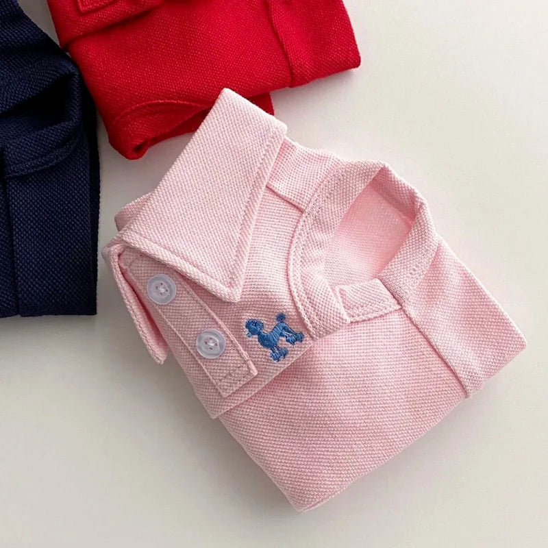 New Pet Polo Shirt Cool Clothes Soft Breathable Costumes
