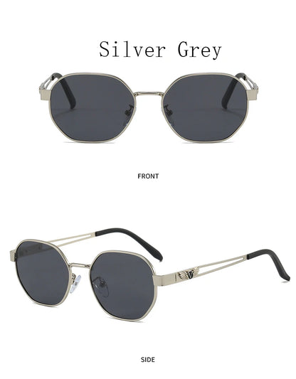 Fashion Small Polygon Polarized Sunglasses Forr Women Men
