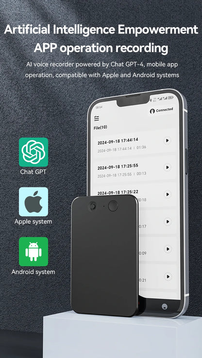Hot Sale AI ChatGPT-4 App Phone Call Voice Recorder Smart