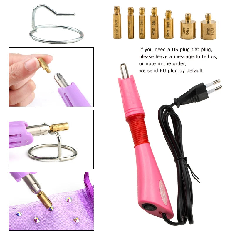 QIAO Hotfix Rhinestones Applicator Tools DIY Craft