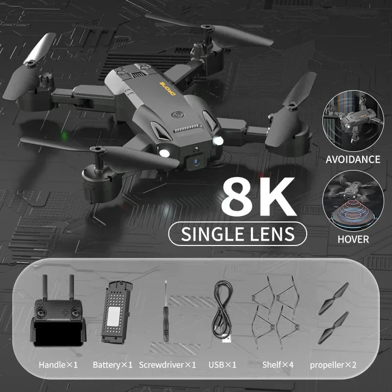 New Q6 5G WIFI 8k Drone HD Dual Camera FPV RC Drone