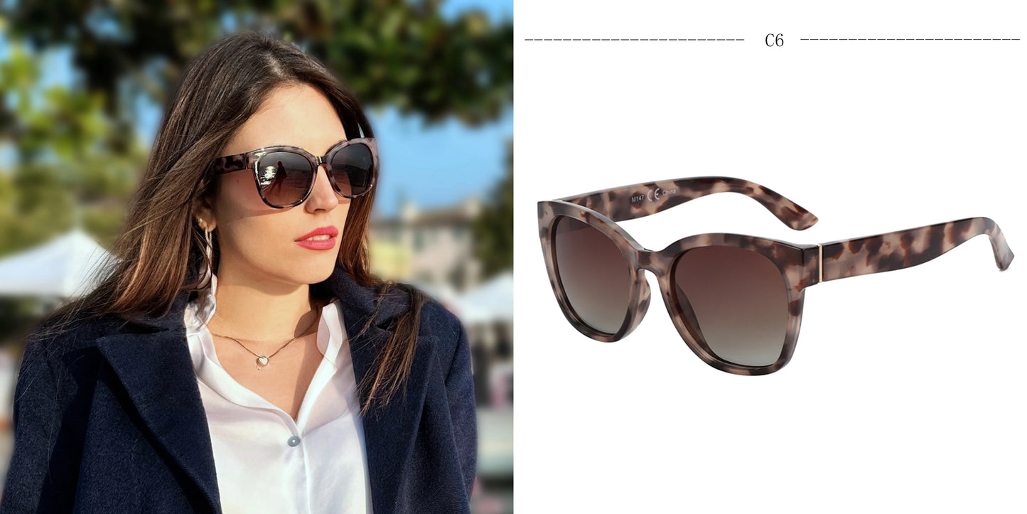 Fashion Cateye Polarized Sunglasses for Women