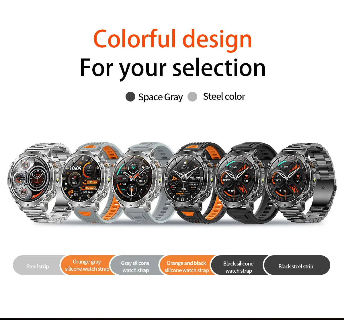 New TANK Ultra 1400mAh Battery Military Smart Watch