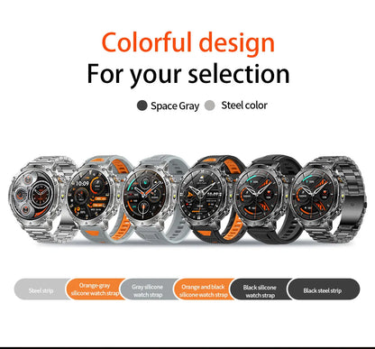 New TANK Ultra 1400mAh Battery Military Smart Watch