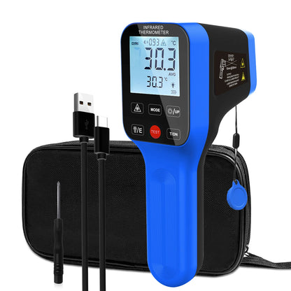 Infrared Thermometer Gun Rechargeable High Temp Laser