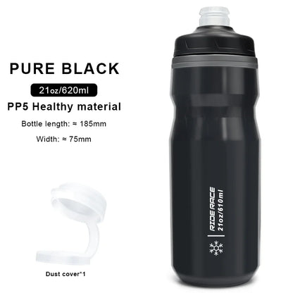 Bicycle Water Bottle Insulated Thermal 610ml Outdoor