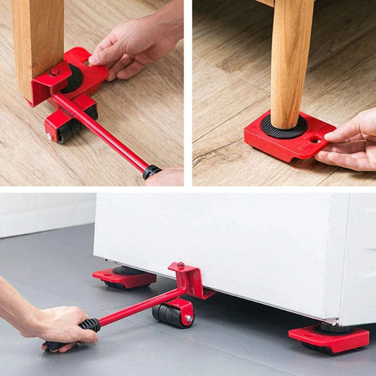Professional Furniture Mover Tool Set Heavy Stuffs Transport Lifter
