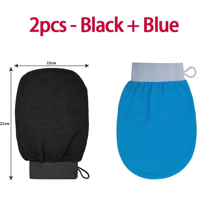 Exfoliating Gloves Dead Skin Scrubber Shower Gloves Bath Towel