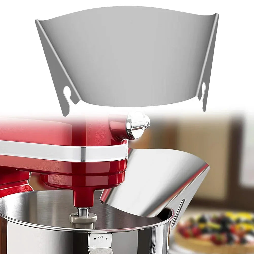 Lifesparking Stainless Steel Pour Shield for KitchenAid Mixers