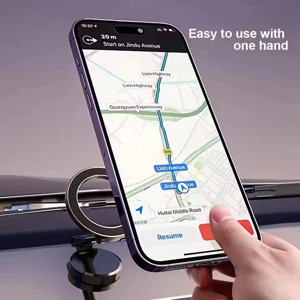 1080 Magsafe Car Phone Holder For Vehicles Mobile Support