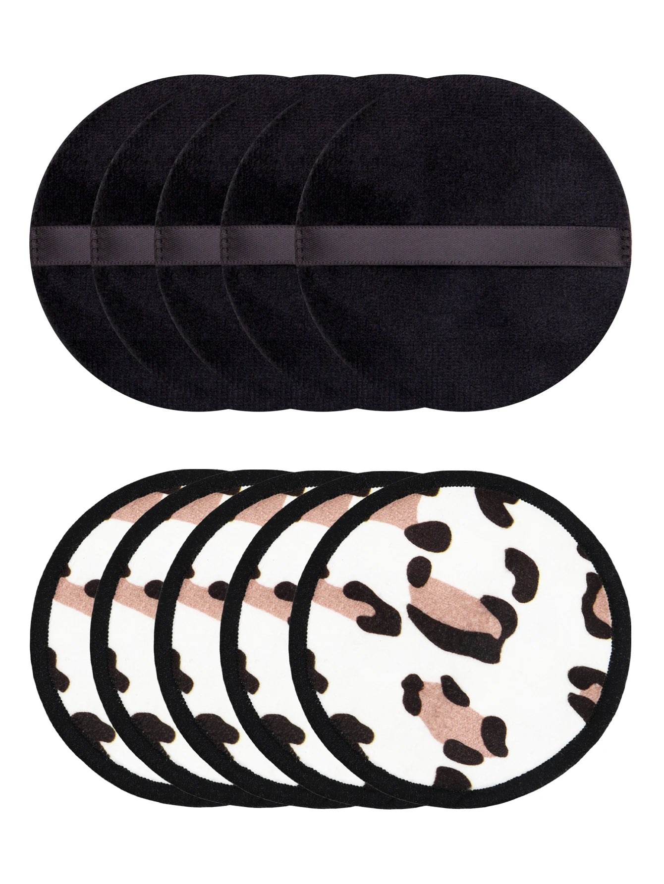 10Pcs Makeup Remover Pads Can Be Soaked in Water